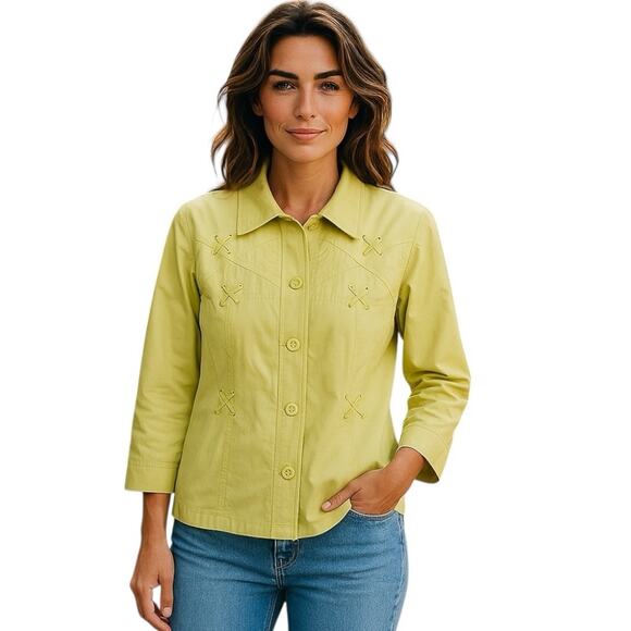 Bundle of 3 Jackets Boho Chic Coastal Cruise Vacation Feminine Y2K  Size S - Picture 2 of 13